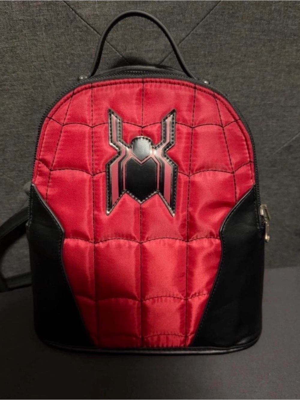 Bioworld Marvel MCU Spider-Man Reversible Quilted Mini Backpack